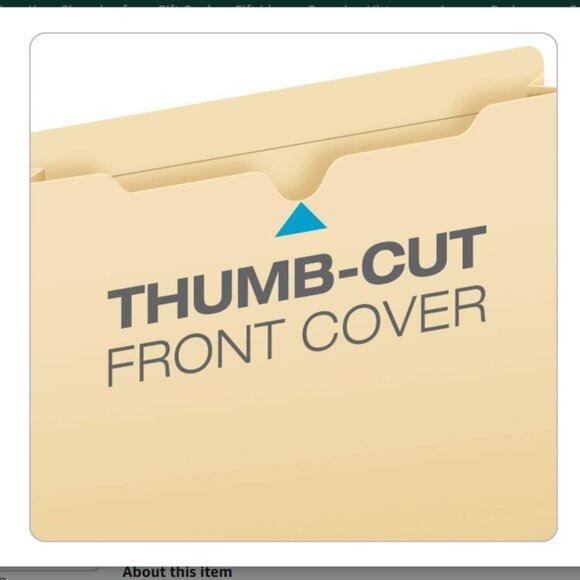 NEW - PENDAFLEX - 2- INCH Expansion File Jackets - Letter Size (45 PACK) - Picture 7 of 8